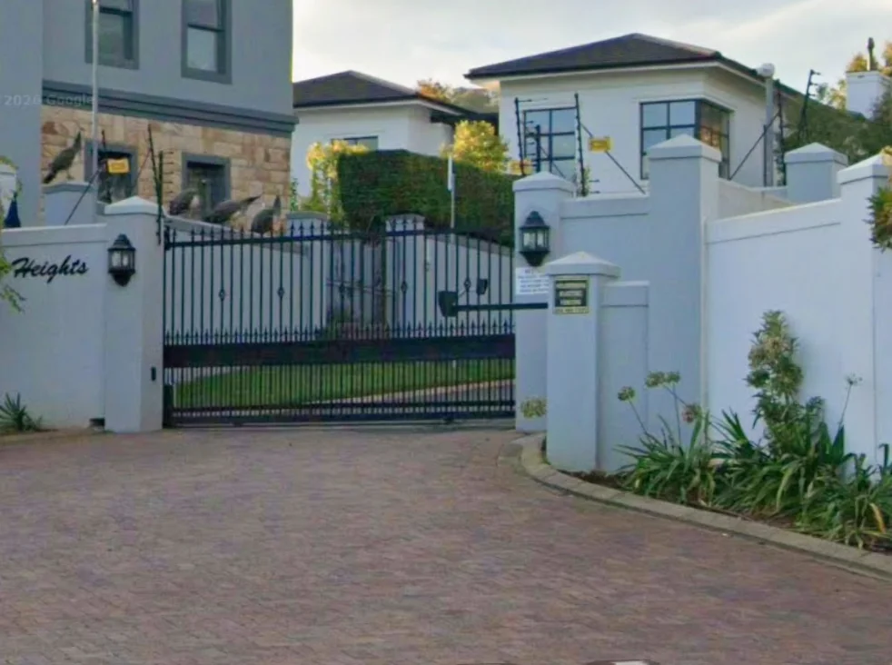 Secure gated estate entrance at Torwood Heights